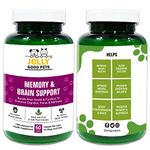 Jolly Good Pets Memory & Brain Support Supplement for Dogs & Cats I 100% Plant-Based I Improves Memory & Brain Health I 60 Capsules