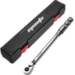 EPAuto 1/2-Inch Drive Easy Lock Ring Click Torque Wrench, 10-150 ft-lb