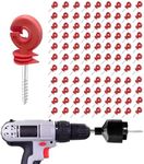 100PCS Electric Fence Insulator - E