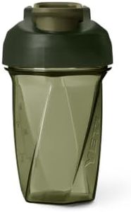 YETI Yonder Helimix Vortex Blender Shaker Bottle Holds up to 20oz | No Blending Ball or Whisk | USA Made | Portable Pre Workout Whey Protein Drink Shaker Cup | Dishwasher Safe, Olive