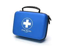 SHBC Waterproof First Aid Kit (228pcs) with All Basic or Advanced Supplies You Need. Suitable for Emergencies at Home or Outside, Travel, Home, Camping, Blue