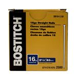 BOSTITCH 2-1/2-Inch 16-Gauge Straight Finish Nail (2,500 quantity)