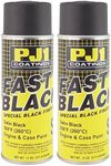 PJ1 16-SAT-2PK Satin Black Engine Spray Paint, 22 oz, 2 Pack