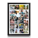 WhatsYourPrint® Personalised Photo Collage Frames For Home Decor (Size 13X19 Inches, 21 Photos Collage Frame)