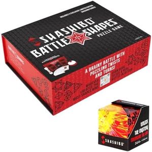 SHASHIBO Bundle - Shashibo Battle Shapes Magnetizing Puzzle Game and Holographic - Solar