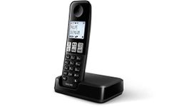 Philips D2501B DECT telephone Caller ID Black