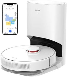 dreame D10 Plus Robot Vacuum Cleaner with Mop, 4000Pa Robot Vacuum with Self Emptying, LiDAR Navigation, DualBoost collects, Multi-floor Mapping, Alexa/App Control, Robot Hoover for Hard Floor&Carpet