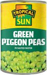 Tropical Sun Green Pigeon Peas 425 g (Pack of 12)