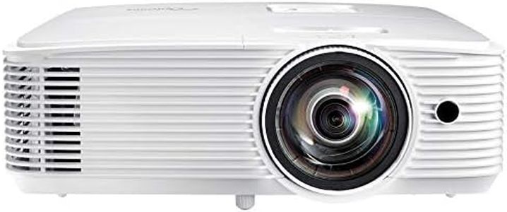 Optoma HD29HST vidéo-projecteur Short Throw Projector 4000 ANSI lumens DLP 1080p (1920x1080) Compatibilité 3D Blanc