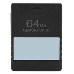 Hard Disk Game Boot Memory Card Professional FreeMcBoot FMCB 1.953 PS2 Memory Card Game Data Saver Just Plug and Play for PS2 Console(64M Black)