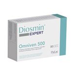 Dulàc - Hemorrhoids and Piles Treatment, Diosmin Hesperidin Supplement Omniven 500 80 Tablets Enriched with Flavonoids Red Vine, Horse Chestnut and Butcher's Broom Complex