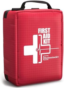 Professional First Aid Kit, Trauma First Aid Kit with Labelled Compartments Molle System for Car, Hiking, Backpacking, Camping, Traveling, and Cycling[New Upgrade]