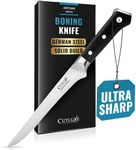 Cutluxe Boning & Fillet Knife – 6" Deboning Knife, Perfect for Meat Trimming – Razor Sharp Blade from High Carbon German Steel – Full Tang & Ergonomic Handle Design – Artisan Series