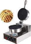 kobbey COMMERCIAL WAFFLE MAKER MACHINE, Silver