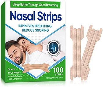 Nasal Strips, 100Pcs Nasal Strips for Snoring, Stop Snoring and Breathing Smoothly, Instant Nasal Congestion on Relief for Improve Sleep Quality