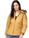 VOXATI Women's Solid Jacket (wjkt613v-xxxxl_Mustard Yellow_4XL)