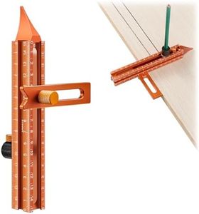 Imbot Magnetic 4-Sided Laser Scale Scribing Tool with Adjustable Latch - Woodworking Scribe for DIY, Woodworking, Carpentry, Furniture Making and Construction