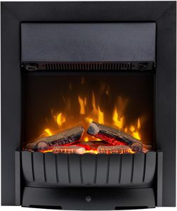 Dimplex Clement Electric Fire – Black Freestanding Heater