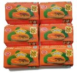 Asantee Thai Papaya Herbal Skin Whitening Soap 125g (Pack of 6)…
