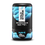 Wild Stone Wave Anti-Odour Roll On For Men, 50ml | Up to 72-Hour Odour Control | With Sea Minerals & Niacinamide | Skin Friendly & Itch Free Deodorant Roll On | Long-Lasting Freshness