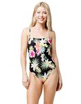 Rip Curl Women's Sweet Aloha Cheeky One Piece Swimsuit, Black, Small