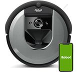 iRobot i7156 Roomba i7 Robot Vacuum Cleaner, Learns, maps, and adapts to Your Home, Ideal for Pets, with Rubber Brushes, Power-Lifting Suction-WiFi Connected and programmable via app, Plastic