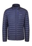 Rab Men's Microlight Down Jacket for Trekking, Climbing, & Skiing - Deep Ink (Denim) - XX-Large