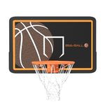 Bee-Ball Wall Mount Basketball Hoop 43" x 27" Indoor Outdoor Basketball Games, Adjustable-Height and Fixed Basketball Hoop - Shatter-Proof Backboard Playset for Indoor and Outdoor Play