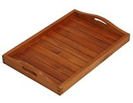 Bare Decor Vivi Spa/Serving Tray in Solid Teak Wood