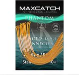 MAXIMUMCATCH Maxcatch Fishing Braided Leader Loop Connector 30/50lb for Fly Fishing Line 10PCS