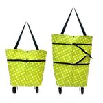 CB Enterprises (BUY2UNIQUE) Foldable Shopping Cart Reusable Shopping Bags Grocery Bags Shopping Trolley Bag Shopping Bag with Wheels