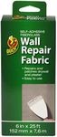 Duck Brand 282084 Self-Adhesive Drywall Repair Fabric, 6-Inch by 25 Feet, Single Roll