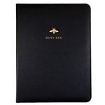 Deluxe Organizer Padded Padfolio, Portfolio Business Document Case with Ruled Letter-Size Perforated Writing Pad