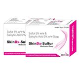 Sulphur Soap Anti Bacterial & Anti Fungal Soap Anti Acne, Tan Removal & Glow | Germ Protection | 75 Gm (Pack of 2) | Sulphur & Saclicylic Acid