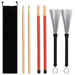 Petift Drum Sticks Set,1 Pair 5A Ma