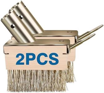 mcwdoit Crack Weeder Tool Head, Crevice Weeding Moss Brush Head with Scraping Hook, Moss Remover for Cleaning Paving Joint Paver Sidewalk Patio Stone Driveway Deck，2PCS