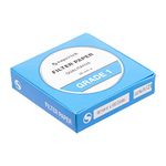 Supertek 90 mm Filter Paper Grade 1 | Qualitative Round Sheets Pack of 100 | Chemistry Lab Experiments for Schools or Laboratory Activities