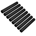 Muka 8Packs Aluminum Track and Field Relay Batons Sticks Assorted Color Relay Running Race Outdoor Field Tools-Black