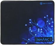 ENHANCE Pro Gaming Mousepad Large 12.6" x 10.6" - Non-slip Natural Rubber Base, Anti Fray Stitching, Low Friction Surface Fabric for Smooth Gliding - Works with DOTA 2, League of Legends, Battlefield 4 , Diablo 3, Counter-Strike and many more!