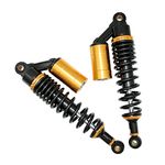 CAEISRKO Universal Motorcycle Shocks - 340mm Rear Air Shocks Absorber for Honda Kawasaki Suzuki Yamaha Go Kart ScootersSport Street Bike