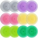 Unbreakable 10 Inch Plastic Everyday Dinner Plate Set of 12 (Dinner Plate/Picnic Plate/Salad Plate), Dishwasher Washable, Reusable, Bpa Free, Colorful for Kids, Adults