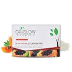 OxyGlow Herbals Papaya Bleach Cream Enriched with Goodness of Papaya| Hydrates & Rejuvenates the Skin| Gives Instant Glow & Exfoliates Dead Skin 50Gram