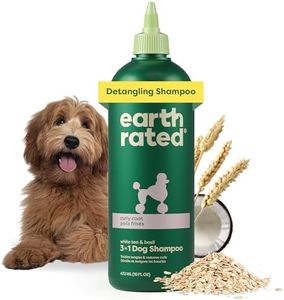 Earth Rated Coat-Specific 3-in-1 Curly & Wavy Coated Dog & Puppy Shampoo, Conditioner and Deodorizer, Formulated to Tackle Tangles and Restore Curls, Refreshing White Tea & Basil Scent, 16 oz.