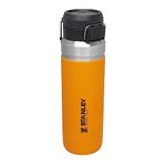 Stanley Quick Flip Stainless Steel Water Bottle 1.06L - Keeps Cold For 18 Hours - Keeps Hot For 7 Hours - Leakproof - BPA-Free Thermos - Dishwasher Safe - Cup Holder Compatible - Saffron