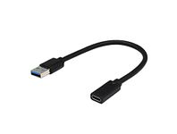 CERRXIAN USB 3.0 A Male to Type C Female Adapter Cable(20CM)