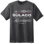 Digital Pharaoh - Mens Aliens Sulaco Crew Transport T Shirt Charcoal Weyland Yutani Nostromo (L)