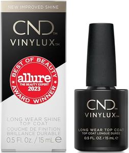 CND Vinylux Long Wear Shine Top Coat, Quick Drying Formula, Easy to Remove, 0.5 Fl Oz