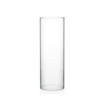 WGV Clear Glass Hurricane Candle Holder Vase, 12-Inch