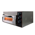 APRANTO Steel Pizza Maker | Commercial Grade Pizza Oven with Stone | In Built Temperature Controller and Timer | 1 Year Warranty on Electric Parts