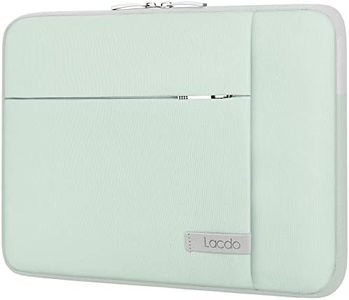 Lacdo 11 inch Chromebook Case Laptop Sleeve for 11.6" Acer Samsung HP Lenovo Chromebook C340 | 11.6" MacBook Air | Dell Latitude 11 | Microsoft New Surface Pro 9/X/8/7/6 Protective Computer Bag,Green